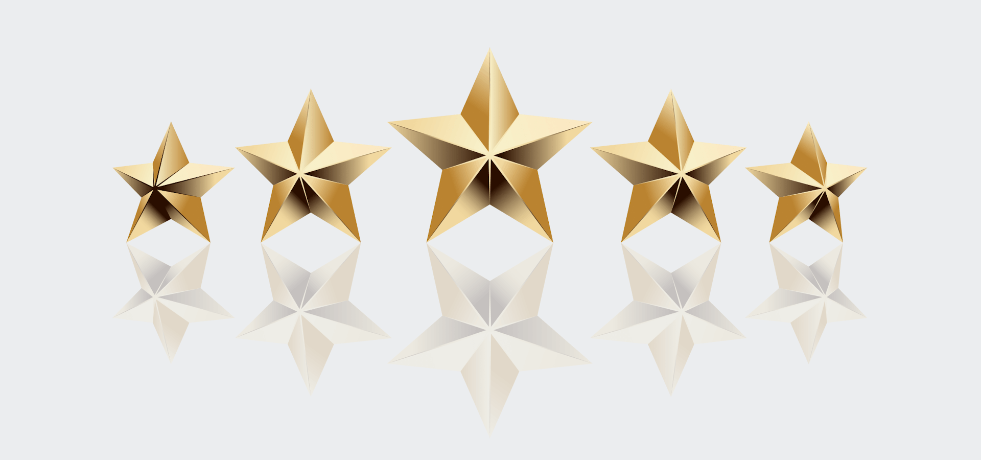 Five golden stars